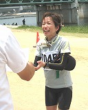 女子10Km優勝；藤恵子さん