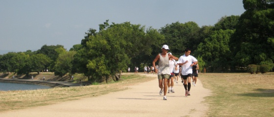 2010年9月月例マラソン風景