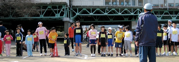小学生1Kmマラソン・スタート前